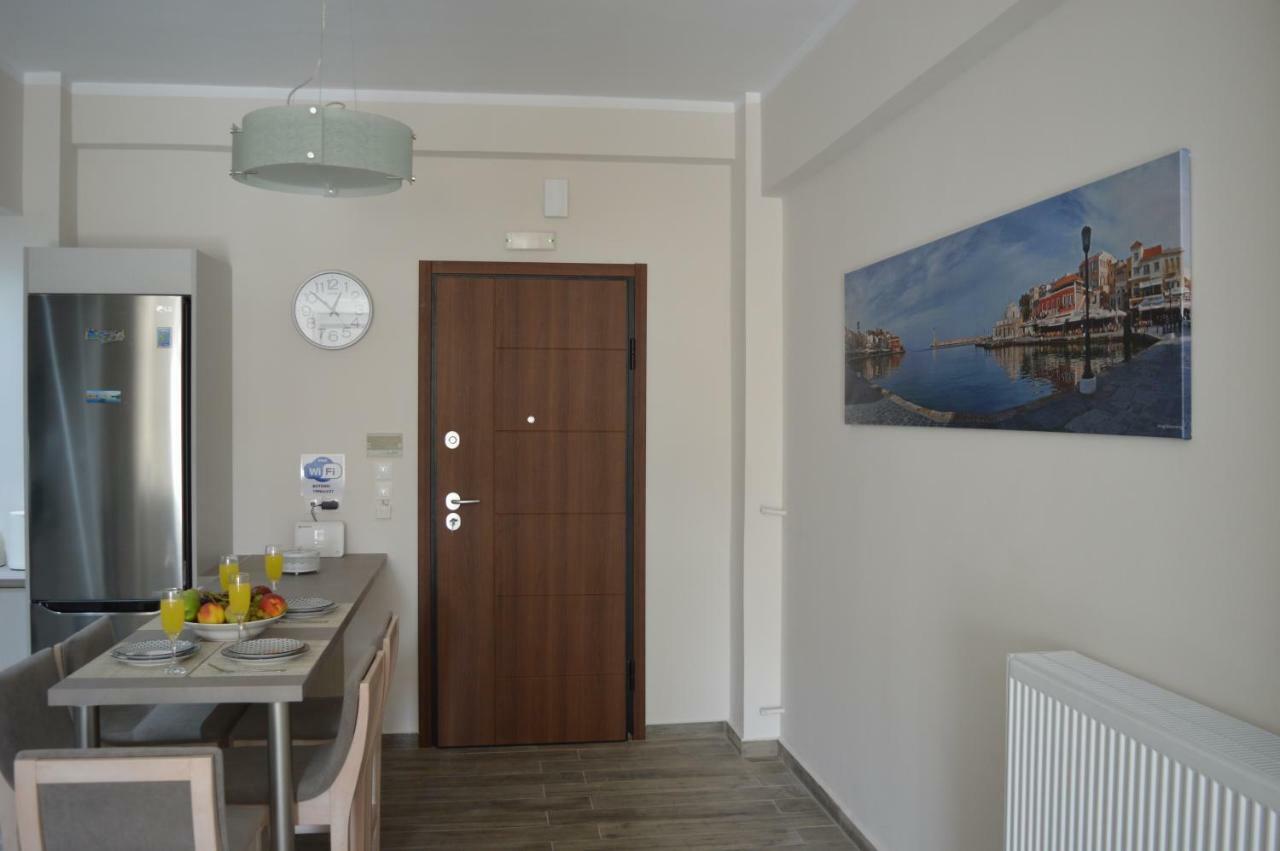 Botonis Bright Spacious Apartment Hriszí Aktí Haniá Kültér fotó
